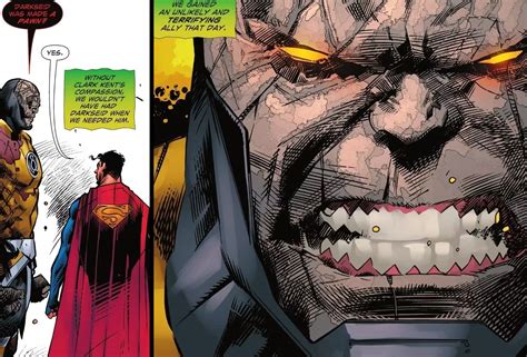 why does superman join darkseid.